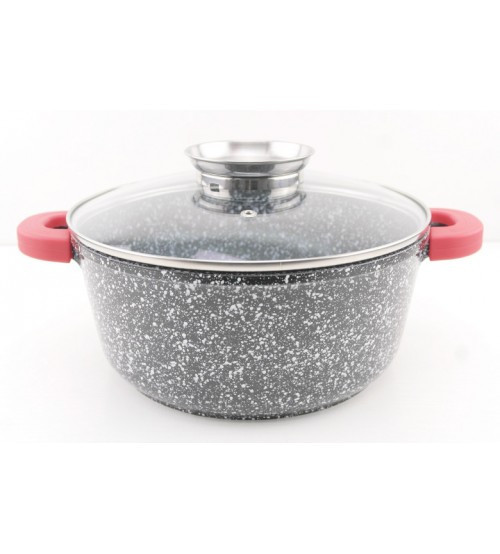 Каструля з кришкою A-Plus AP-1470 4.3 л 24 см, фото 1