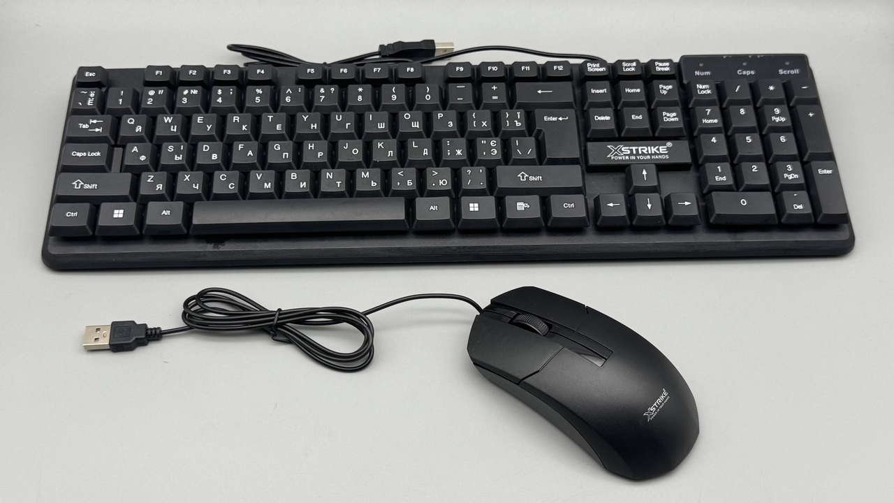 Комплект XSTRIKE X-1012 Клавіатура + Миша OFFICE USB