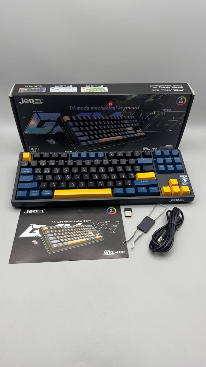 Клавіатура JEDEL WKL-102 МЕХАНІЧНА Tri-mode Type-C 88 keys