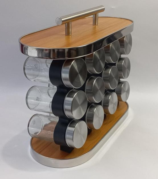 Набір для спецій на підставці Edenberg EB-18003 13 предметів, фото 1