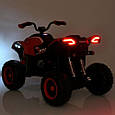 Дитячий електроквадроцикл Quad XM652 (червоний колір) 24V з пультом керування, фото 10
