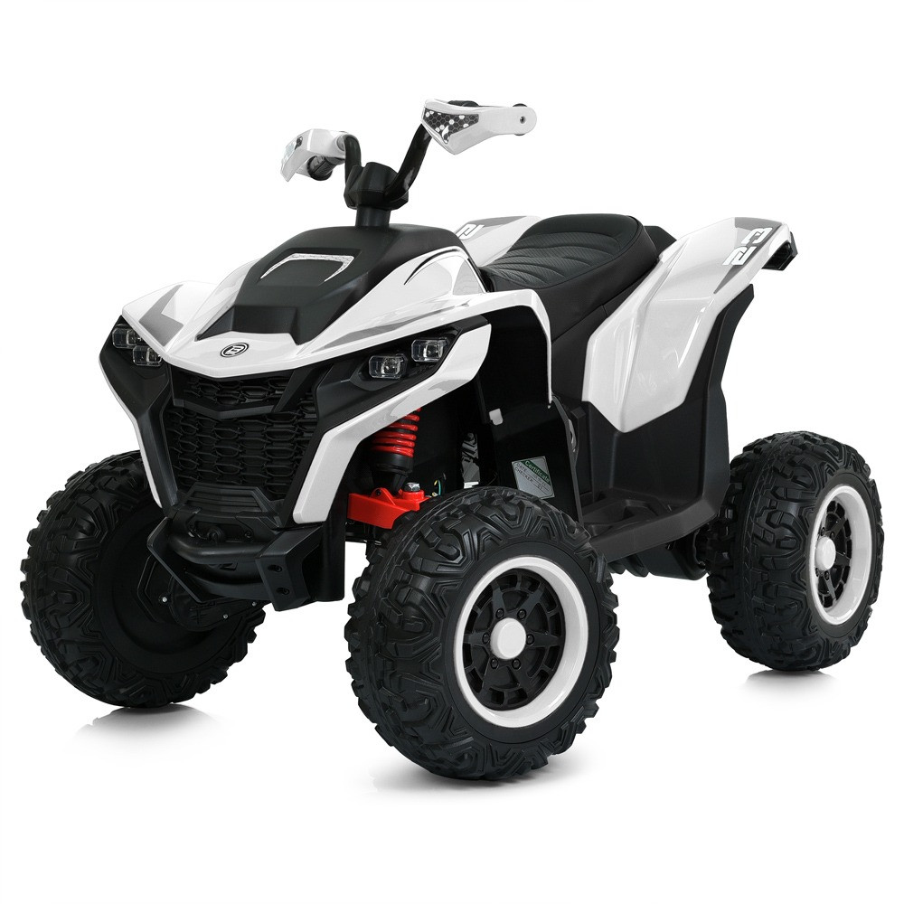 Дитячий електроквадроцикл Quad XM652 (білий колір) 24V з пультом керування, фото 1