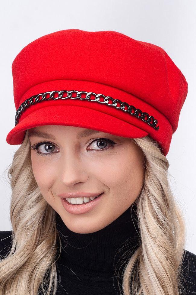 Жіноча кашемірова кепка, фото 1