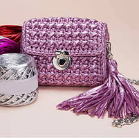 Пряжа трикотажна металік