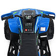 Дитячий електроквадроцикл Quad XM652 (синій колір) 24V з пультом керування, фото 7