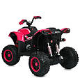 Дитячий електроквадроцикл Quad XM652 (рожевий колір) 24V з пультом керування, фото 7