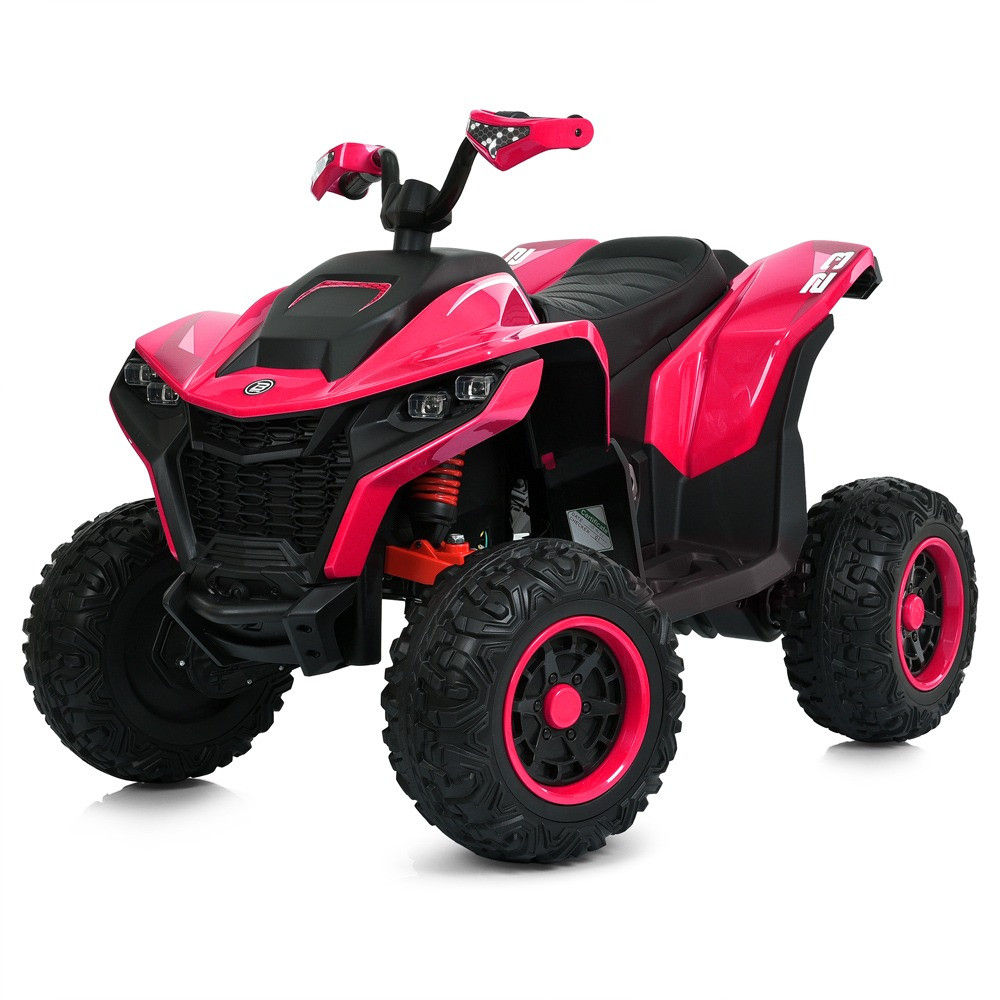 Дитячий електроквадроцикл Quad XM652 (рожевий колір) 24V з пультом керування, фото 1