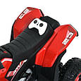 Дитячий електроквадроцикл Quad XM652 (червоний колір) 24V з пультом керування, фото 8