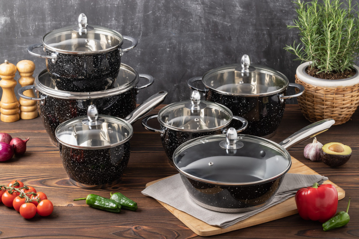 Набір посуду кухонного Edenberg EB-4051 12 предметів, фото 1