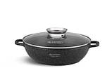 Сотейник із кришкою Edenberg EB-8159 24 см 2.5 л чорний, фото 3