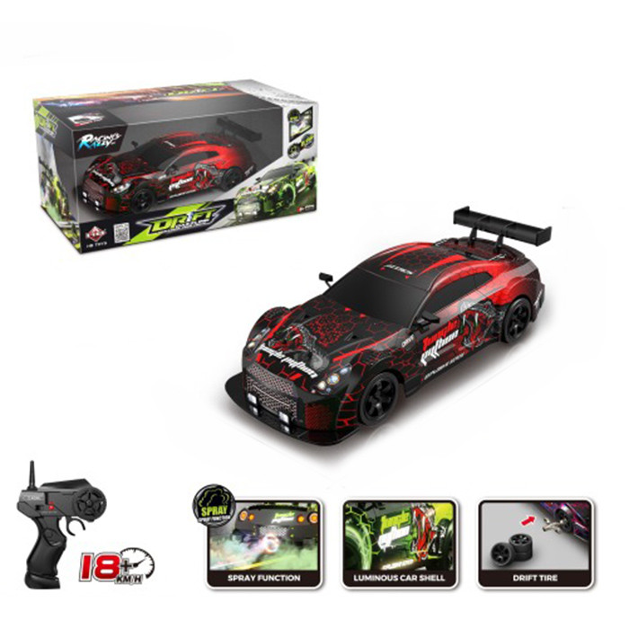 Машина SC16A14 радіокер.,2,4G,1:16,акумулятор,небіт.корпус,пара/дим,дрифт,дод.колеса,4х4,USB,світ,кор., фото 1