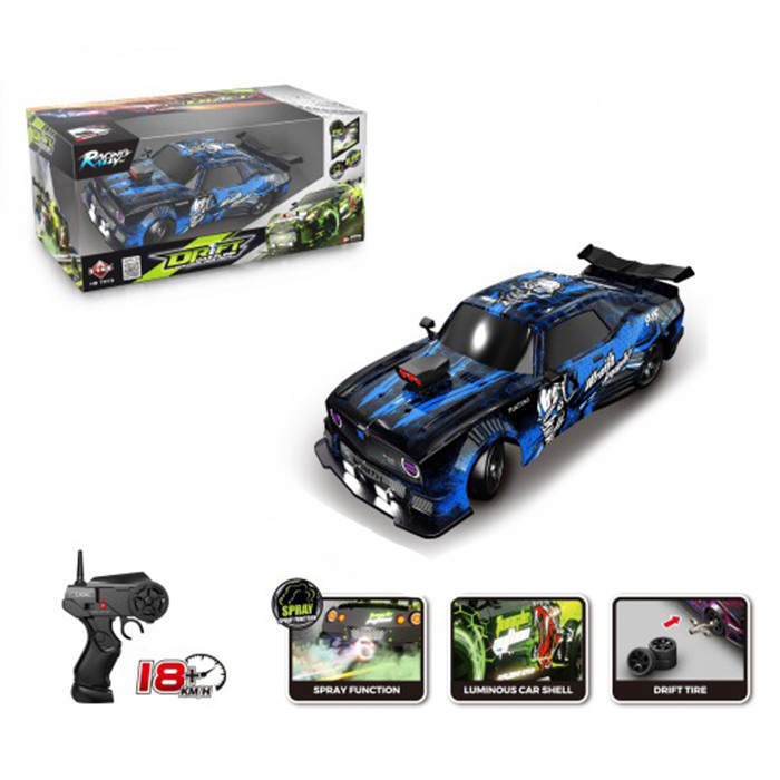 Машина SC16A18 радіокер.,2,4G,1:16,акумулятор,небіт.корпус,пар/дим,дрифт,дод.колеса,4х4,USB,світло,кор., фото 1