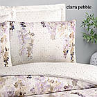 Постільна білизна Altinbasak євро розмір ранфорс Clara pebble, фото 2