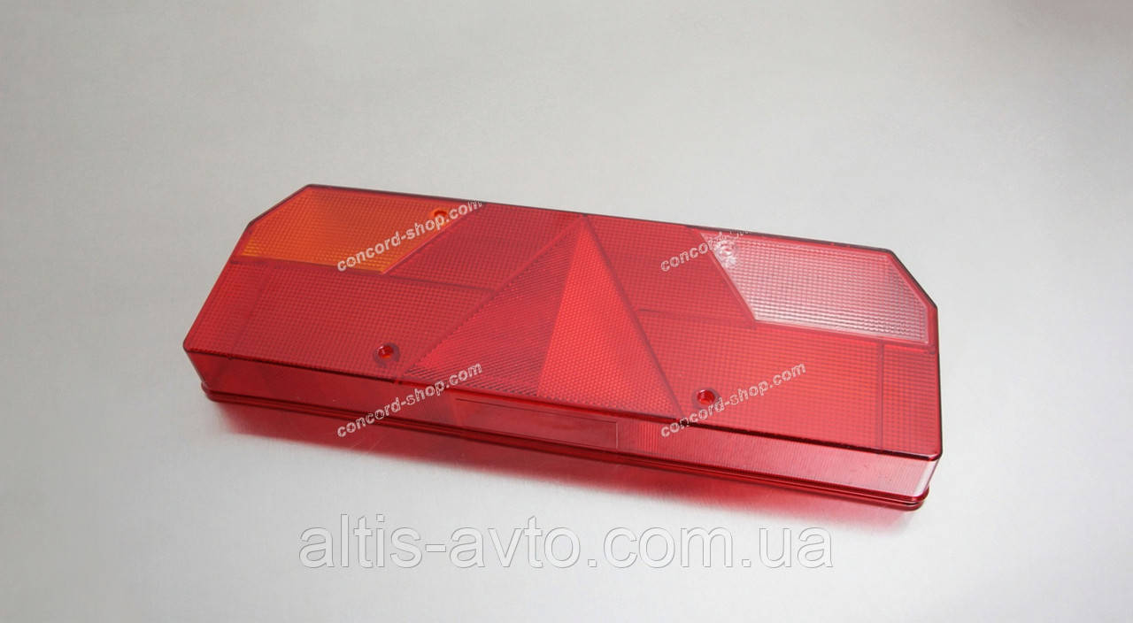 Скло ліхтаря заднього пластик 422 x 148 (mm), фото 1