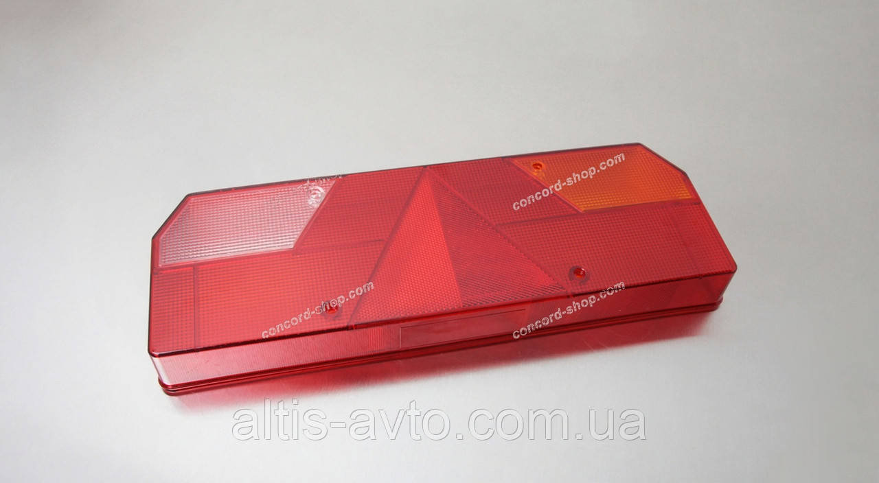 Скло ліхтаря заднього пластик 422 x 148 (mm), фото 1