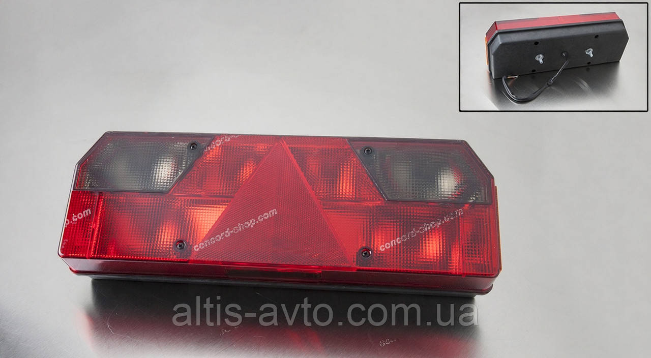 Ліхтар задній правий 422 x 148 x 89 M8 (161) (mm), фото 1