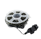 Гірлянда Роса 50 метрів 1500 LED на ялинку, 220V з пультом на зеленому дроті, тепле світло, пульт, 8 режимів, фото 6