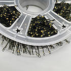 Гірлянда Роса 50 метрів 1500 LED на ялинку, 220V з пультом на зеленому дроті, тепле світло, пульт, 8 режимів, фото 5