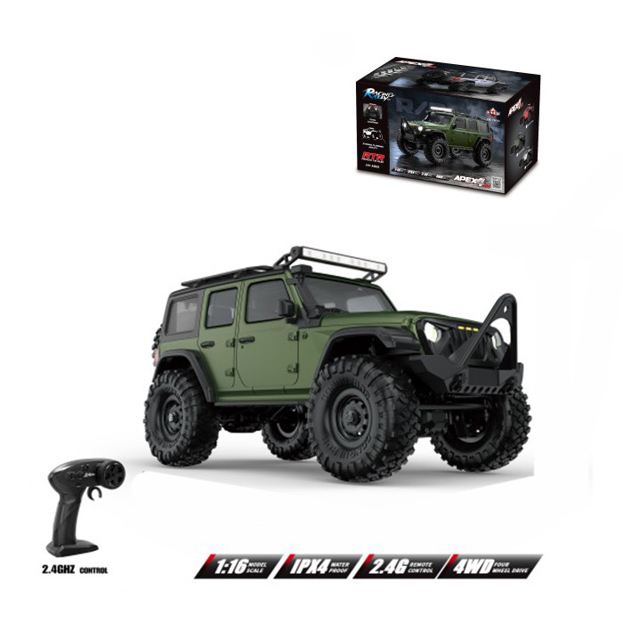 Машина HB-R1605 радиок.2,4G,1:16,акум.,гум.колеса,доп.колесо,аморт.,4х4,USB,світло,кор.,34,5-21,5-20, фото 1