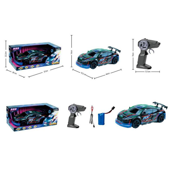 Машина 333-LG23101 радіокер., 2,4G, акумулятор, USB, небіт. корпус, 1:10, світло, кор., 57-28-22 см., фото 1