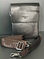 Чоловіча сумка POLO шкіряний клапан (гуртом/роздріб)