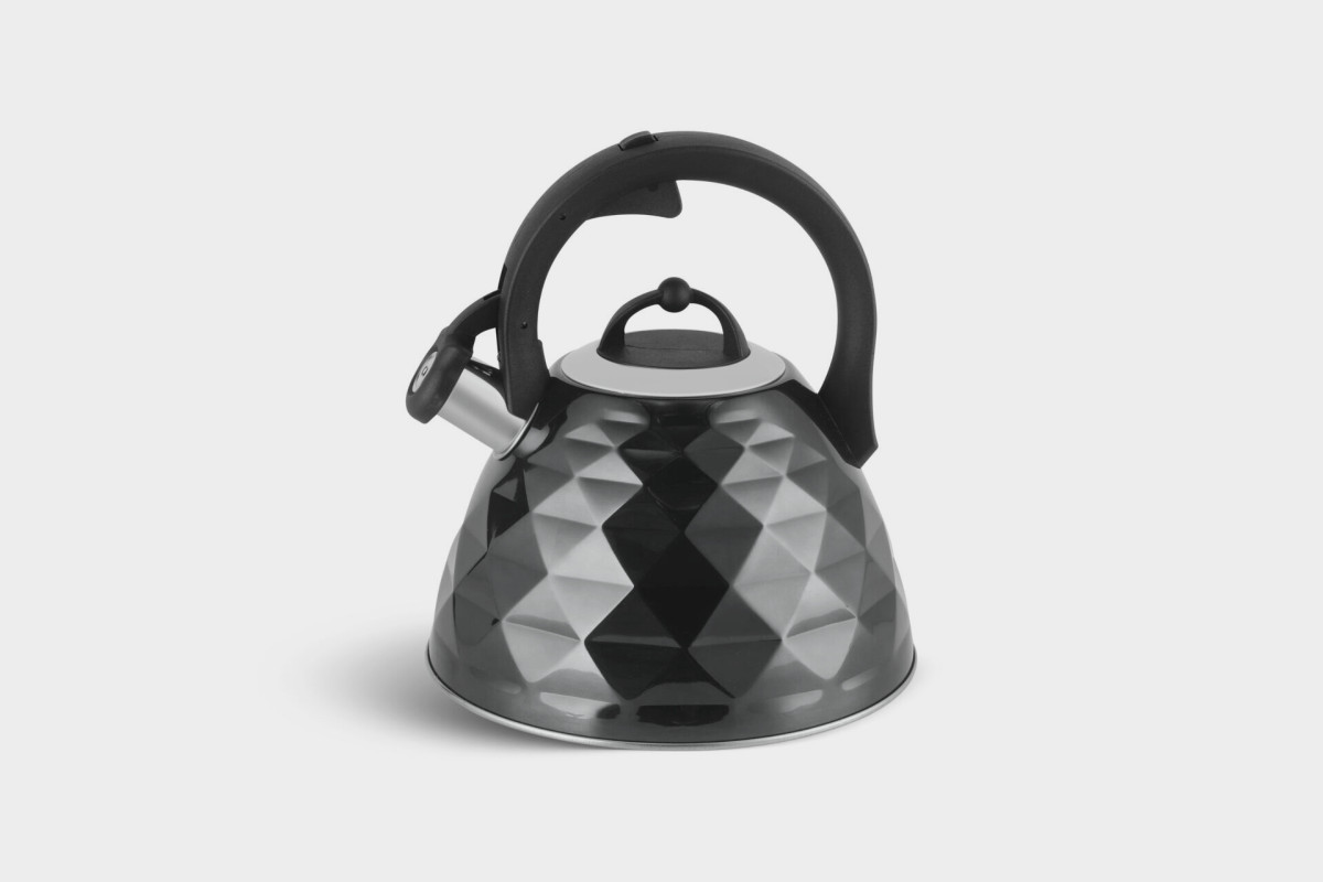 Чайник зі свистком Edenberg EB-8821-Black 3 л чорний, фото 1