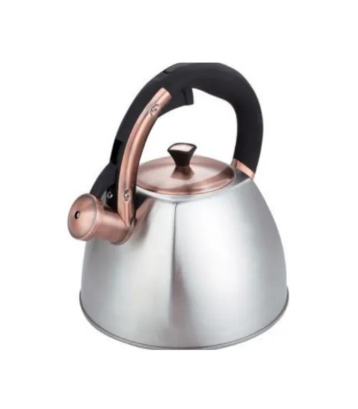Чайник із свистком Edenberg EB-8862 3 л сріблястий, фото 1