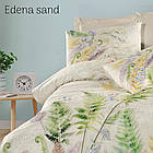 Постільна білизна Altinbasak  євро розмір ранфорс Edena sand, фото 3