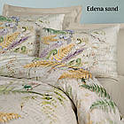Постільна білизна Altinbasak  євро розмір ранфорс Edena sand, фото 2
