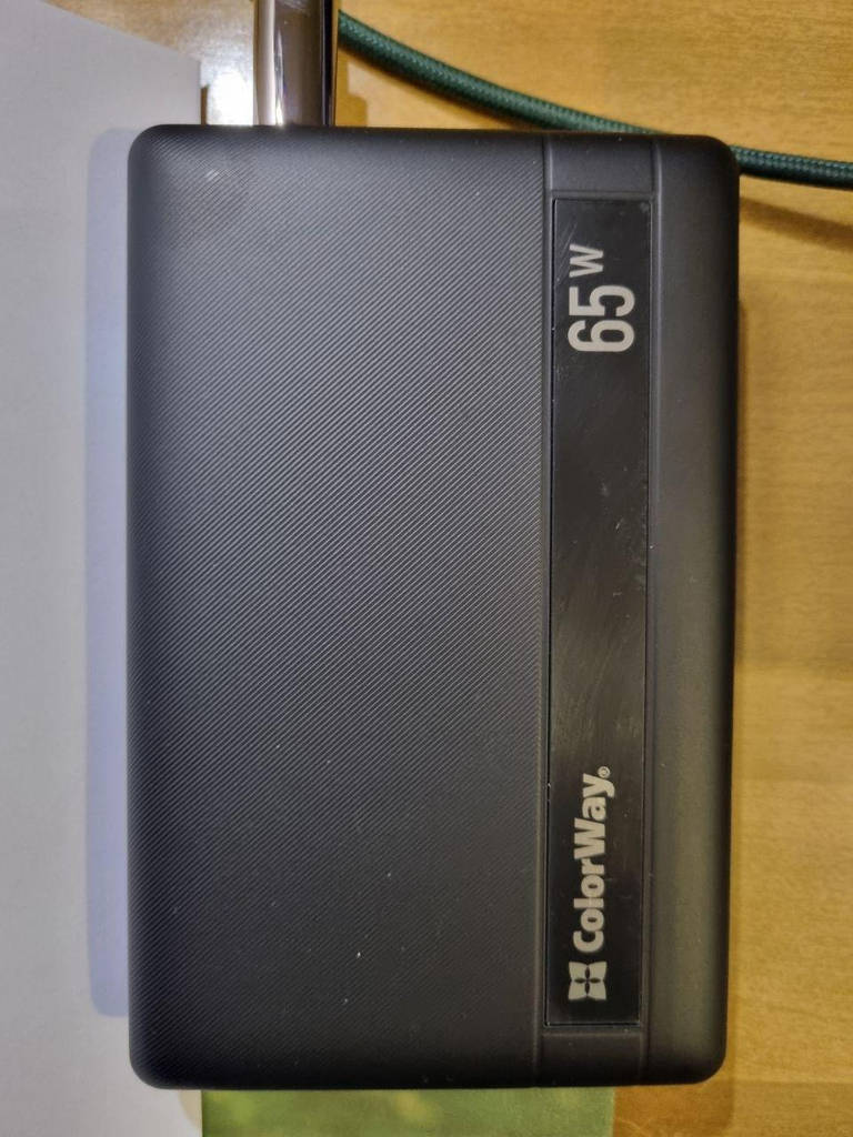 Універсальна батарея ColorWay 20000mAh Powerful (65W) Black (CW-PB200LPA3BK-PDD) - фото покупців 1