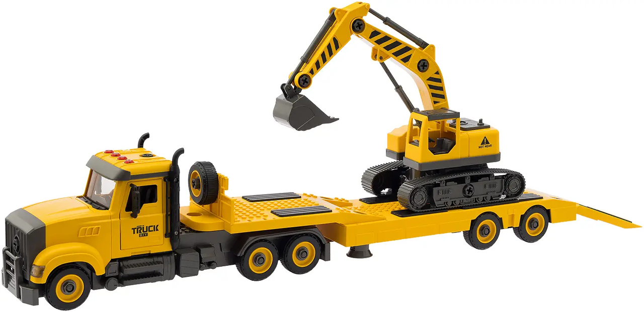 Машинка-конструктор OTAMANKO Вантажівка тягач з екскаватором ASG