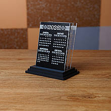 Календар з логотипом на замовлення | Настільний корпоративний, брендований календар з вашим логотипом