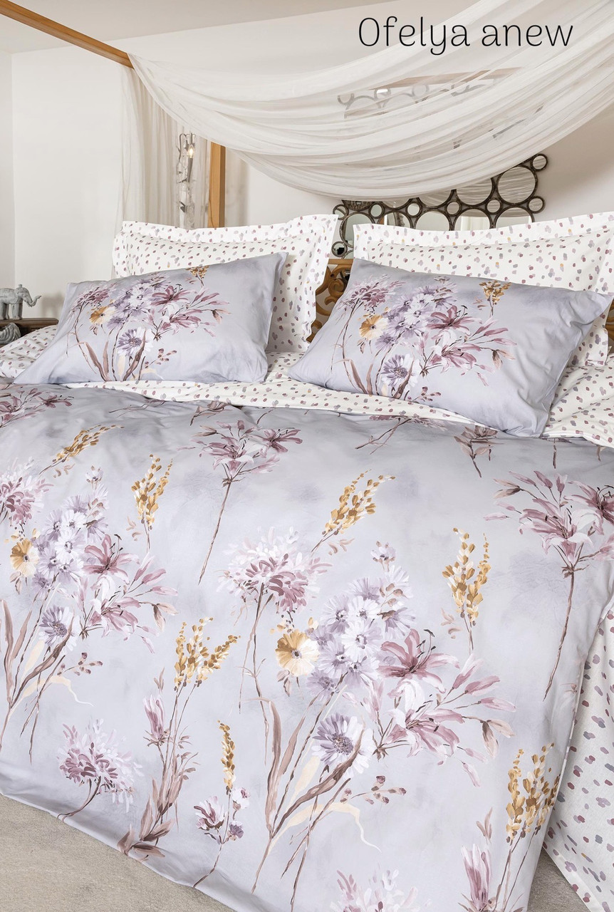 Постільна білизна Altinbasak  євро розмір ранфорс Ofelya anew, фото 1