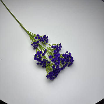 Букет добавка гіпсофіла штучна фіолетова 5 гілок |В- 35 см|, 10шт/уп