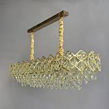 Овальна кришталева люстра 8131-100*35 FG, фото 5