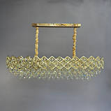 Овальна кришталева люстра 8131-100*35 FG, фото 3