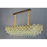 Овальна кришталева люстра 8131-100*35 FG, фото 4