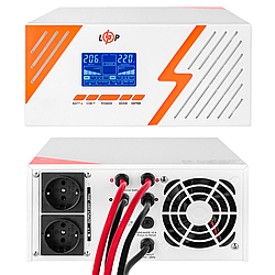 1,05кВт ДБЖ із чистою синусоїдою 12V, LPM-PSW-1500VA / Джерело безпербійного живлення / Безперебійнк