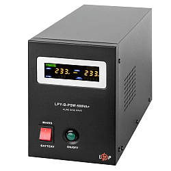 0,35кВт ДБЖ із чистою синусоїдою 12V, LPY-B-PSW-500VA+ / Джерело безпербійного живлення / Бесперебійник