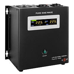 1,05кВт ДБЖ із чистою синусоїдою 24V, LPY-W-PSW-1500VA+ / Джерело безпербійного живлення / Безперебійник