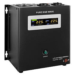 1,4кВт ДБЖ із чистою синусоїдою 24V, LPY-W-PSW-2000VA+ / Джерело безпербійного живлення / Безперебійник