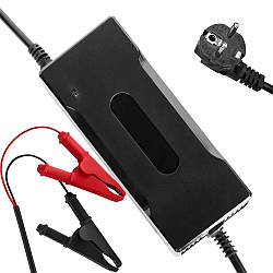 96Вт Зарядний пристрій для акумулятора, 12В, 8А, AC-019 / Зарядне для АКБ / Зарядний пристрій з крокодилами
