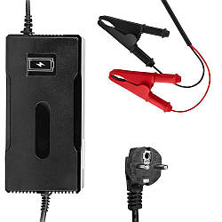 144Вт Зарядний пристрій для акумулятора, 12В, 12A, AC-020 / Зарядний пристрій з крокодилами / Зарядне для АКБ