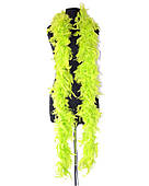 Боа з пір'я салатове