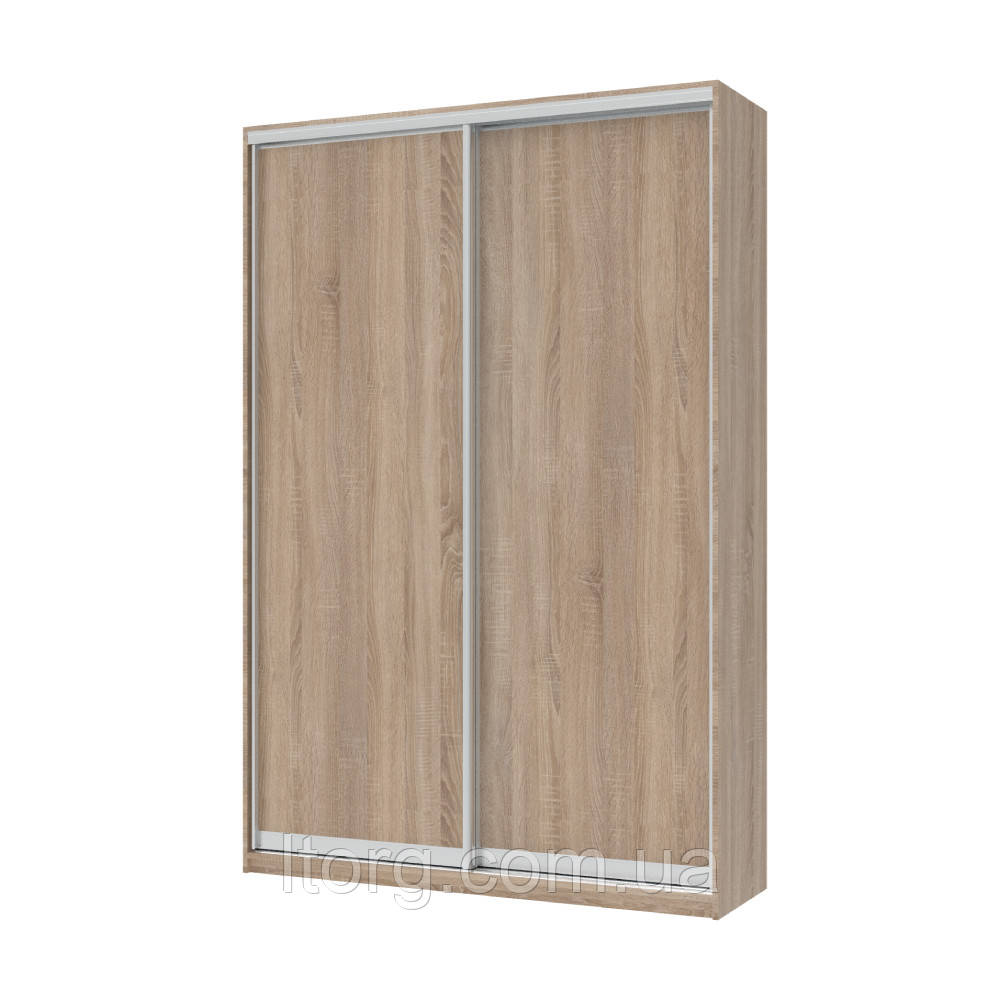 Шафа-купе двохдверна Doros Сіті Лайт 150х45х225 см Дуб сонома (DRS-011092), фото 1