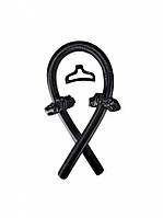 Атласні бігуді з заколкою для красивих локонів, чорні