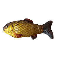 М`яка іграшка Риба антистрес Короп золотий сувенір подушка 38*8*15см (Р86495), фото 6