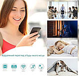 Міні Wi-Fi камера у формі димового сигналізатора для охорони дому з віддаленим доступом HD 1080P Білий, фото 6