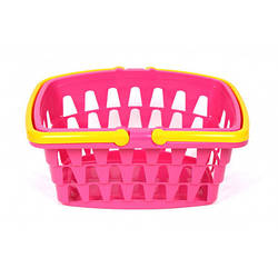 Дитячий кошик для супермаркету для іграшок (рожевий)
