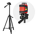 Штатив для лазерного рівня, 1,5 м, різьба 1/4" INTERTOOL MT-3059, фото 2